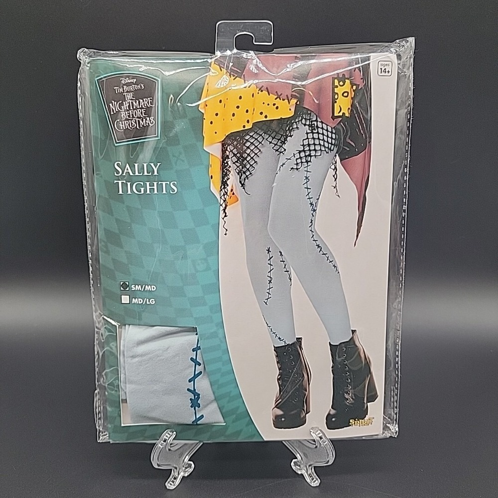 Size S/M Adult Disney Nightmare Before Christmas Sally Tights Halloween Costume